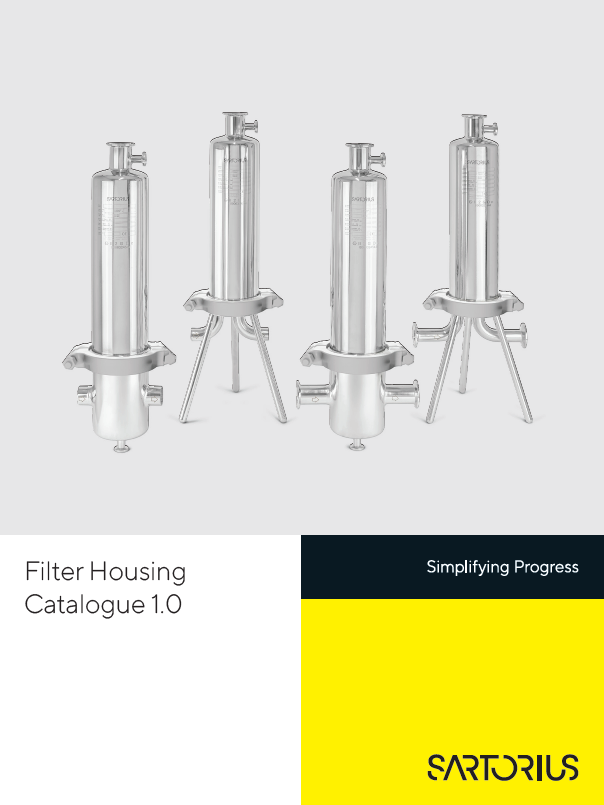 Katalog filter kućišta - Sartorius Croatia