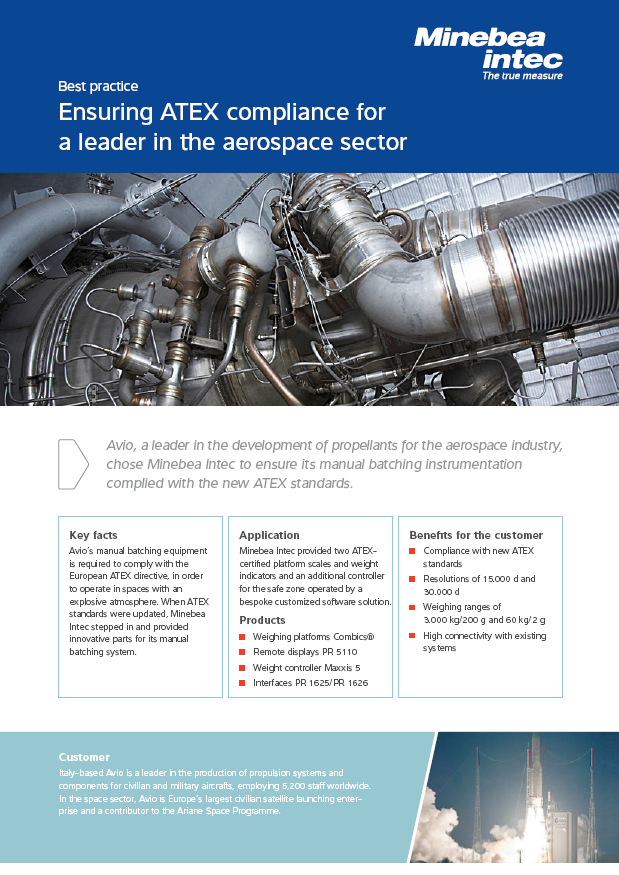 Ensuring ATEX compliance for a leader in the aerospace sector - Sartorius Croatia