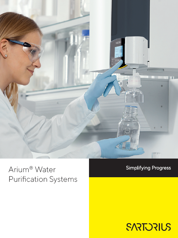 arium® — Water Purification Terms - Sartorius Croatia