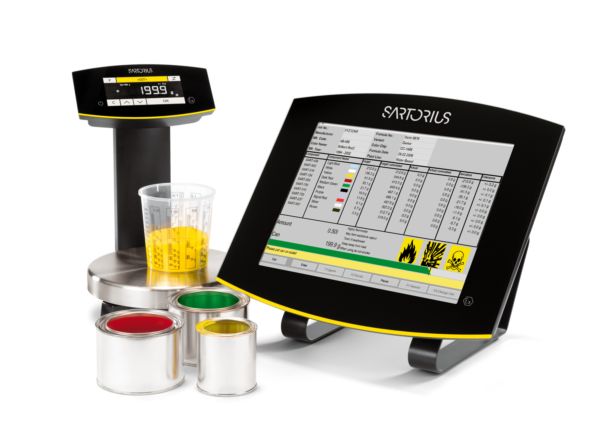 Terminali za miješanje boja - Sartorius Croatia