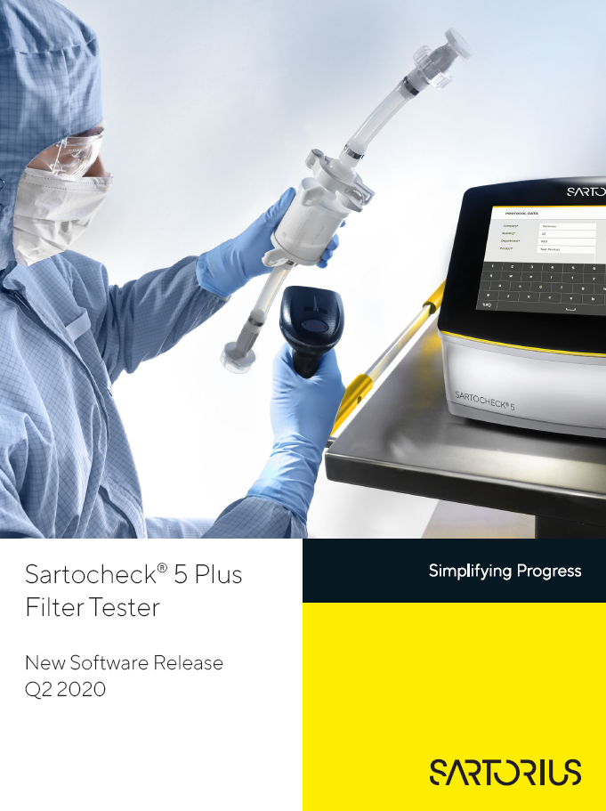 Sartocheck® 5 Plus za ispitivanje integriteta filtera - Sartorius Croatia