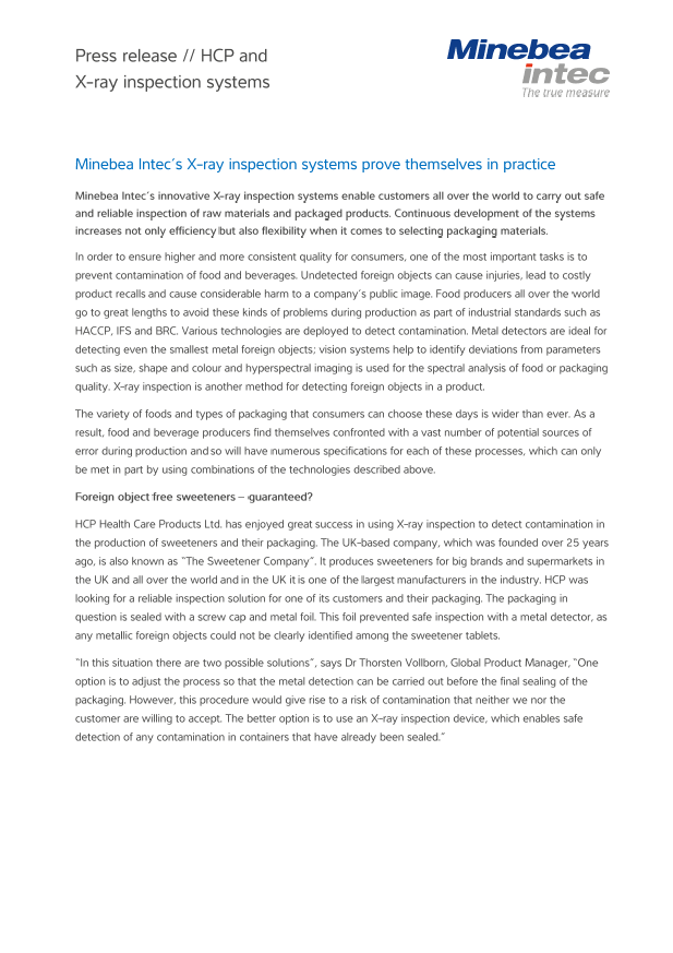 Primjena X-ray uređaja za inspekciju u praksi  - Sartorius Croatia 