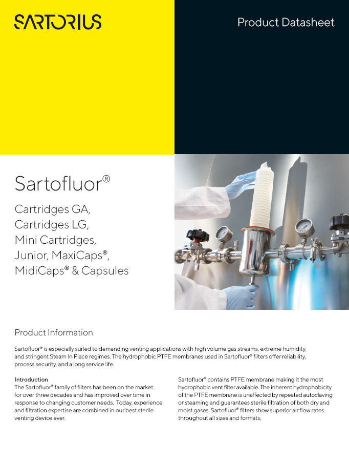 Sartofluor® filteri - Sartorius Croatia