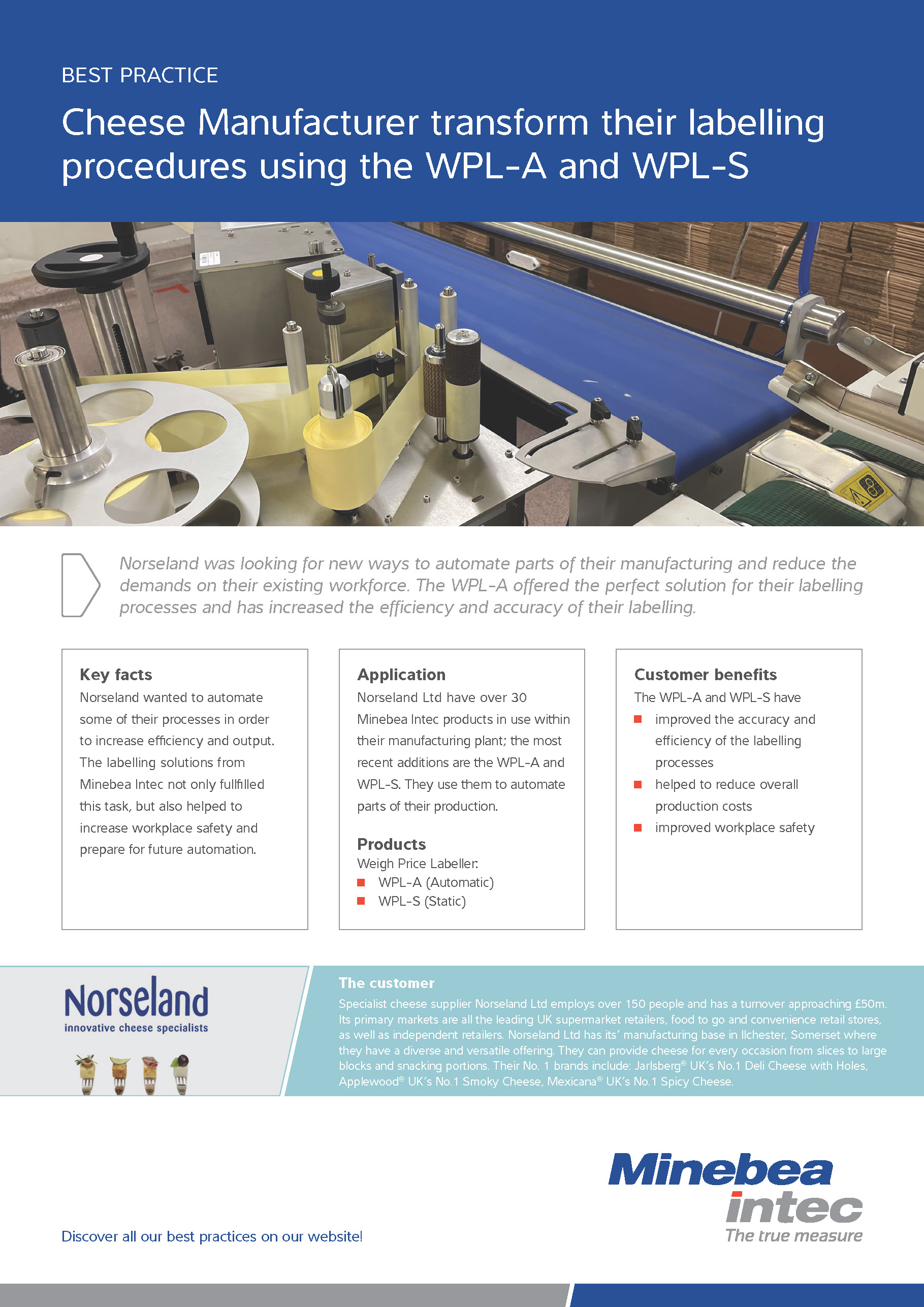 Proizvajalec sira preoblikuje svoje postopke označevanja z WPL-A in WPL-S - Sartorius Croatia 