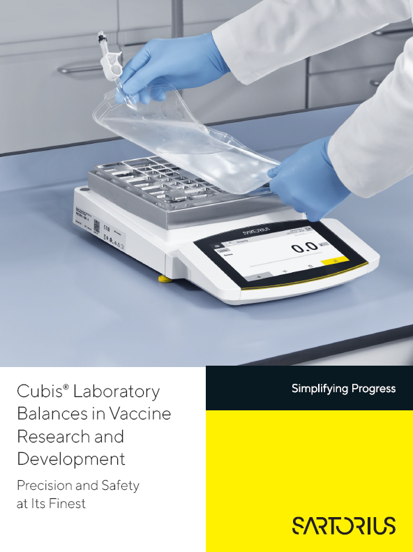 Cubis® laboratorijske vage za istraživanje i razvoj cjepiva - Sartorius Croatia